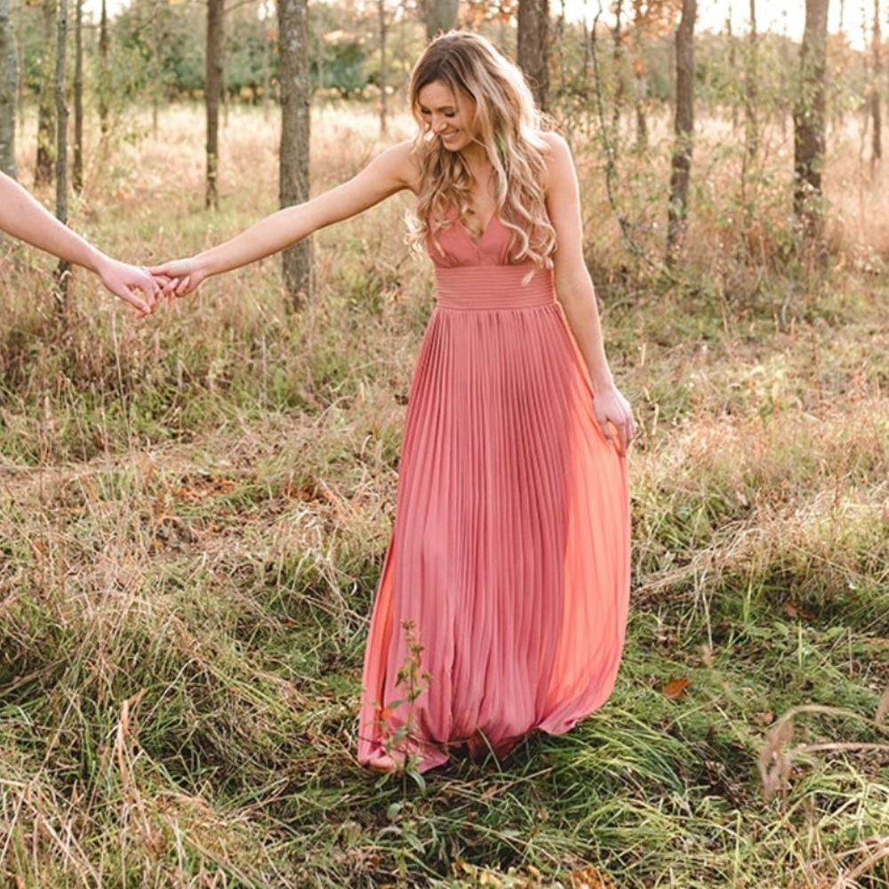 Lulus pink depths of my love dress